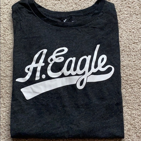 American Eagle Mens Wordmark T-Shirt - Picture 2 of 3